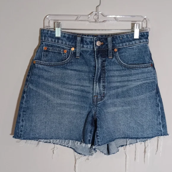 Madewell The Perfect Vintage Jean Short in lockeford wash Size 27 - Picture 2 of 8